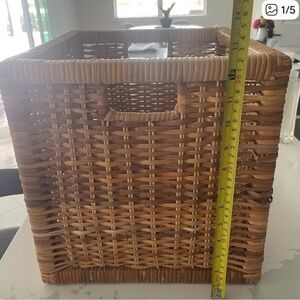 IKEA Woven Basket with Handles